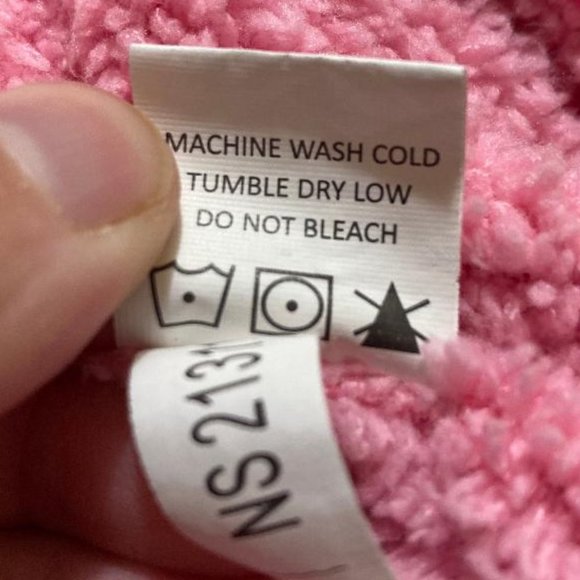 Mud Pie Baby Pink/Zebra Print Fleece Snap Button Jacket Coat Size 12-18 Months. - Picture 6 of 6